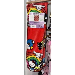 Nwt Sanrio HELLO KITTY Friends Viral Soft Throw BLANKET 50 x‎ 70 Rainbow Melody